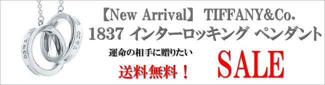 【New Arrival】TIFFANY&Co. 1837 インターロッキング ペンダント